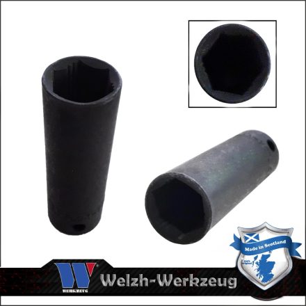 1095-16-WW | Lok-Typ Légkulcsfej - gépifej 1/2" 32 mm 6 lap hosszú - Welzh