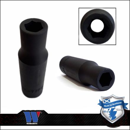 1095-2-WW | Lok-Typ Légkulcsfej - gépifej 1/2" 11 mm 6 lap hosszú - Welzh