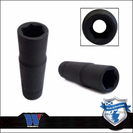 1095-3-WW | Lok-Typ Légkulcsfej - gépifej 1/2" 12 mm 6 lap hosszú - Welzh
