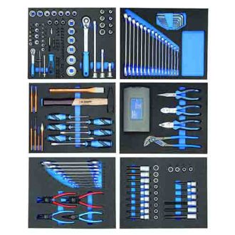 Gedore TS-190 Szerszámkészlet modultartókban, 190 részes