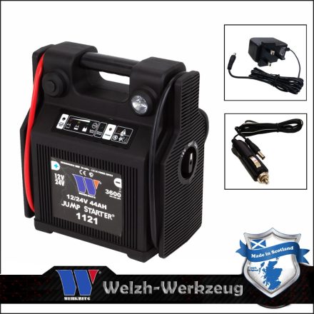1121-WW | Akkumulátor bikázó-indító (starter) 12/24V -3600A - 44Ah Személy+Teher