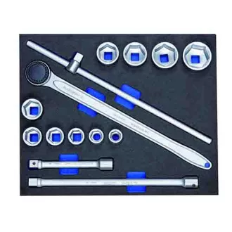   Gedore dugókulcs készlet 3/4" Check-Tool modulban, 14 részes (2005 CT3-32)