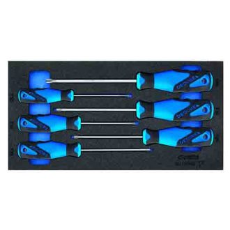 Gedore csavarhúzók Check-Tool modulban (1500 CT1-2163 TXB)