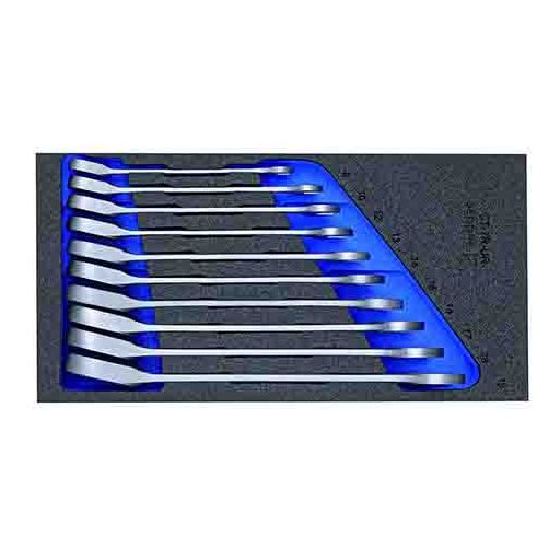 Gedore racsnis csillag-villáskulcs készlet, átkapcsolható, Check-Tool modulban (1500 CT1-7 UR)