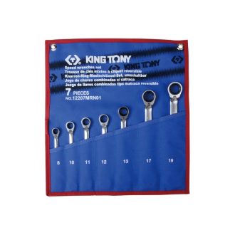   7 részes racsnis csillag-villáskulcs készlet iv. 8-19 mm 12207MRN01