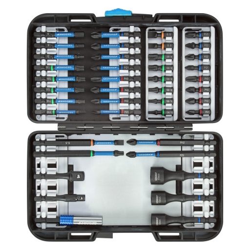 Gedore Torziós bit készlet SL+PR+PH+PZ+TX 42 részes