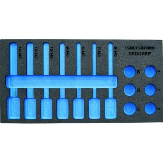 Gedore check-tool modul, üres (EI-1500 CT1-IN 19 LKM)