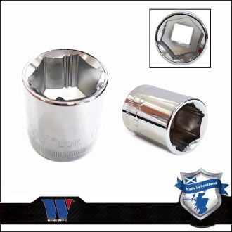   1233-11-WW | Lok-Typ Dugókulcs - crowafej 3/8" 18 mm 6 lap alacsony - Welzh