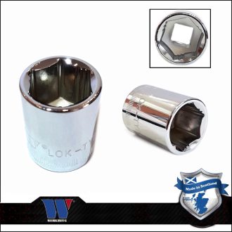   1233-12-WW | Lok-Typ Dugókulcs - crowafej 3/8" 19 mm 6 lap alacsony - Welzh