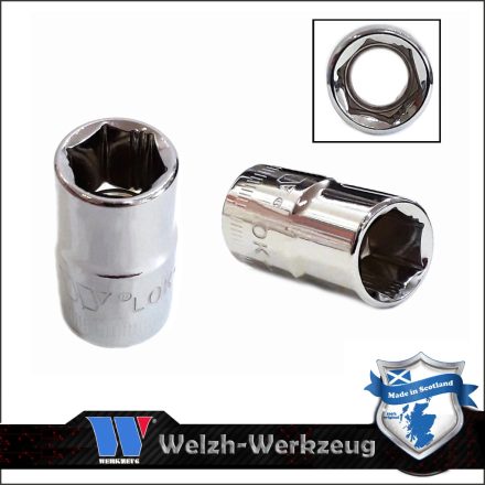 1233-6-WW | Lok-Typ Dugókulcs - crowafej 3/8" 13 mm 6 lap alacsony - Welzh