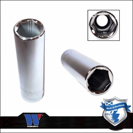 1234-6-WW | Lok-Typ Dugókulcs - crowafej 3/8" 13 mm 6 lap hosszú - Welzh
