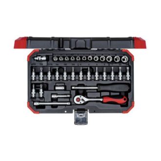   R49003033 | GedoreRed dugókulcs készlet 1/4'' 4-13 mm 33 részes R49003033