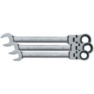   GedoreRed racsnis csillag-villáskulcs csuklós készlet 8-19 mm 5 részes R07305005