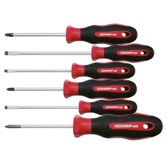   R38002106 | GedoreRed csavarhúzó készlet lapos+PZ 6 részes R38002106
