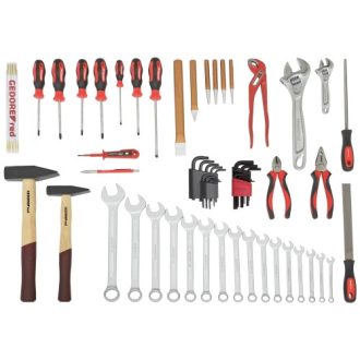   GedoreRed szerszámkészlet ALLROUND műanyag kofferben 59 részes R21650059