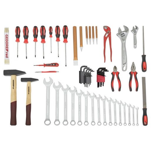 GedoreRed szerszámkészlet ALLROUND műanyag kofferben 59 részes R21650059