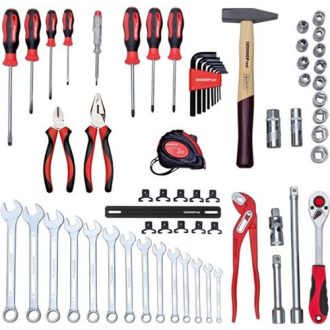   GedoreRed szerszámkészlet MECHANIC műanyag kofferben 57 részes R21650057