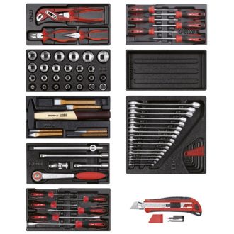 GedoreRed szerszámkészlet 7 modulban 81 részes R21010000