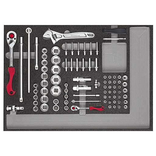 GedoreRed szerszámkészlet modulban 1/4"-1/2" 84 részes R22350000