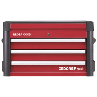   GedoreRed szerszámosláda fém WINGMAN L 446 mm 3 fiókos üres R20240003