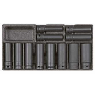   GedoreRed erősített hosszú dugókulcs készlet modulban 10-24mm 14 részes R22150012