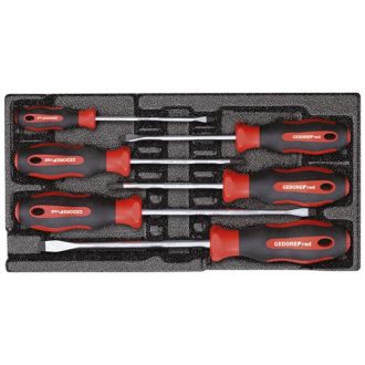   GedoreRed csavarhúzó készlet modulban lapos+PH 6 részes R22150013