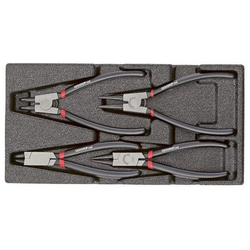 GedoreRed seeger-fogókészlet modulban 4 részes R22150017