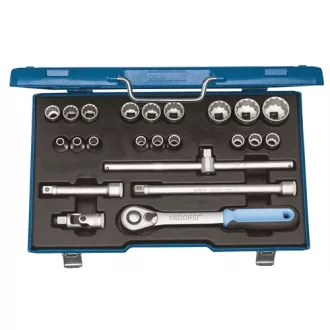   Gedore dugókulcs készlet 1/2", 23 részes, UD 8-32 mm (D 19 EMU-20)