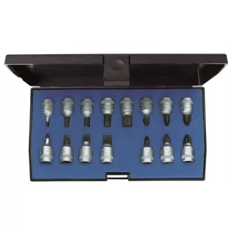   Gedore dugókulcs készlet 1/4" 15 részes IN-IS-PH-PZ (INS 20 PM)