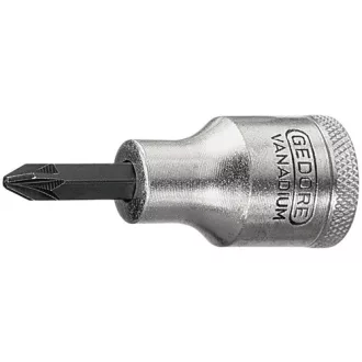   Gedore csavarhúzó dugókulcs betét 1/2" kereszthornyú PZ 2 (IKS 19 PZD 2)