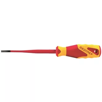   Gedore vde csavarhúzó SLIM DRIVE hornyos 6.5x1.2x150 mm (VDE 2172 6.5)