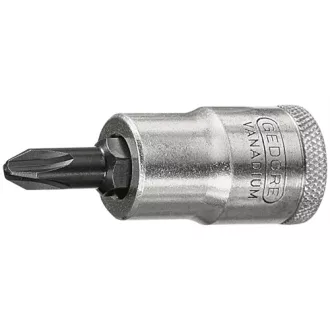   Gedore csavarhúzó dugókulcs betét 1/2" kereszthornyú PH 2 (IKS 19 2)