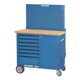 Gedore gurítható munkapad hátfallal (BR 1504 0511 L)