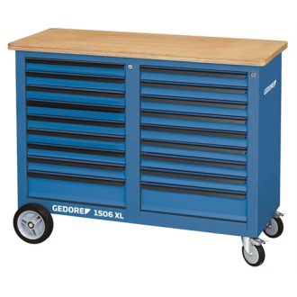   Gedore gurítható munkapad 1.25 m széles 18 fiókkal (1506 XL 2810)