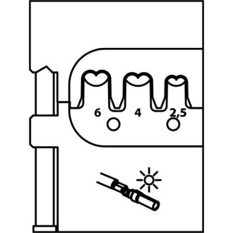 Gedore modulbetét Multi Contact MC4 (8140-25)