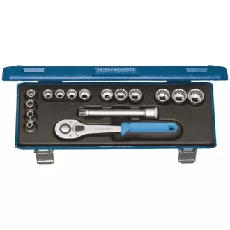   Gedore dugókulcs készlet 3/8", 16 részes, UD 6-19 mm (D 30 JMU-10)