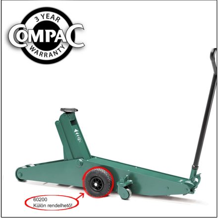 12T-C | Emelő padló extra nagy 12 tonnás krokodil - alacsony 170-670 mm - Compac