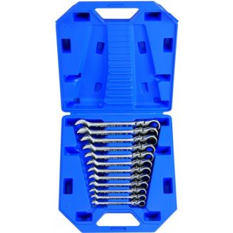   12 részes flexibilis racsnis csillag-villáskulcs klt. 8-19mm 13012MR
