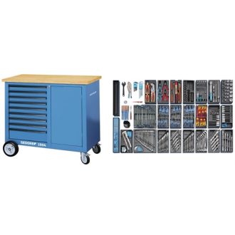   Gedore munkapad 325 részes profi szerszámkészlettel (1504 EU)