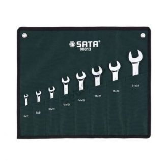 08013 | SATA villáskulcs készlet 6x7-21x22mm 8 részes