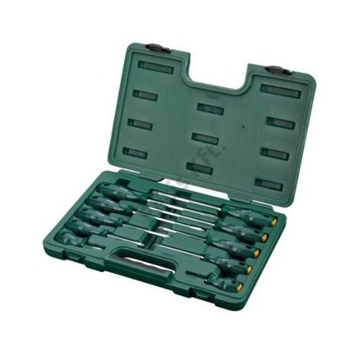 SATA csavarhúzó készlet 10 részes (lapos+PH)