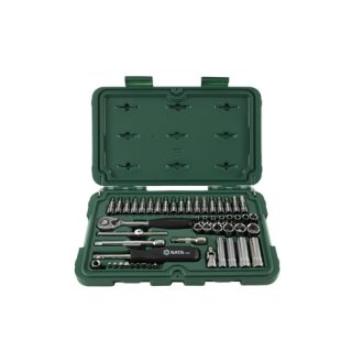   09002SJ | SATA dugókulcs készlet 1/4'' 3.5-14mm 52 részes