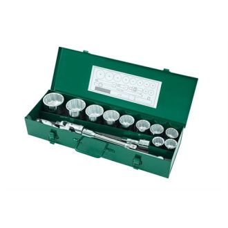   09015 | SATA dugókulcs készlet 3/4'' 30-60mm 15 részes