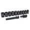 09009SJ | SATA gépi dugókulcs készlet 1/2'' 10-24mm 12 részes
