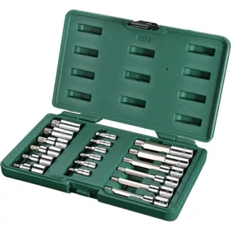   SATA dugókulcs bit készlet XZN 1/4" + 1/2" 18 részes