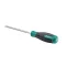 SATA csavarhúzó lapos 3x75mm kétkomponensű nyél