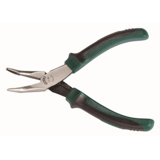 SATA félkerekcsőrű fogó 125mm hajlított