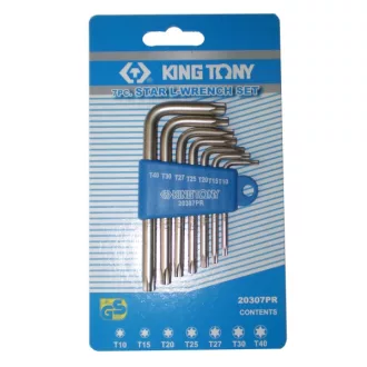 7 részes torxvégű imbuszkulcs készlet T10-T40  20307PR