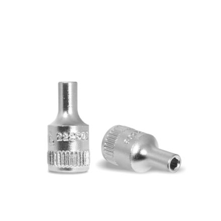 222505 | Dugókulcs - crowafej 1/4" 6 lap normál  5,0 mm Genius