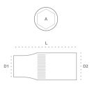 222514 | Dugókulcs - crowafej 1/4" 6 lap normál 14 mm Genius